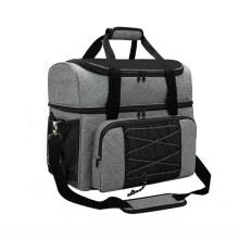 Bowling Ball Bag Backpack Two-Ball Capacity, Bowling Gear Organizer, Fits Bowling Shoes Up To Men's Size 16, Accessories