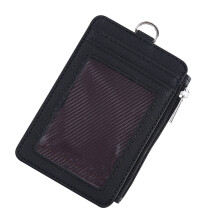 1Cards Paquet Étui -Cartes Noir En Cuir PU Durable Et Protecteur
