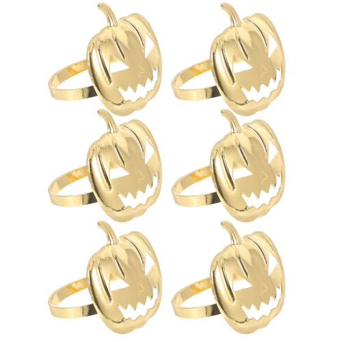 Serviettenringe Gold 6er Set 2