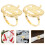 Serviettenringe Gold 6er Set 5