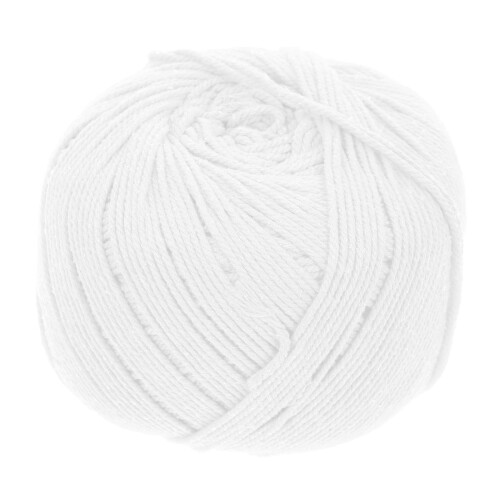 1 -Strang Baumwollseil Armband Weiß 1