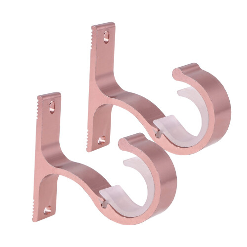 2Pièces Support Tringle Aluminium Style Simple
