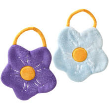 2 Blumenhandtuch Aus Korallenfleece Zum Aufhängen