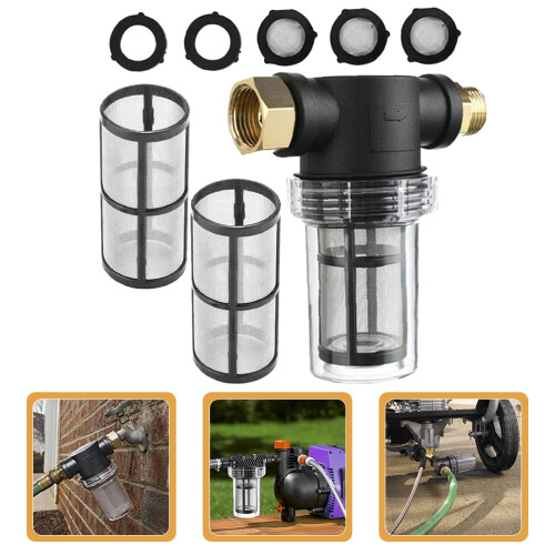 1 Set Inline Wasserfilter Für Gartenschlauch 2