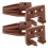 2 Sets Schiebeschiene 4,60 X 3,70 X 3,50 Cm 6
