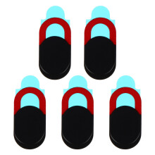 Sticker Webcam Abdeckung Mini Größe Schwarz Rot Für Handy Laptop