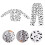 1 Set Kuh Pyjama Polyester Langarm Für Wintertage 4