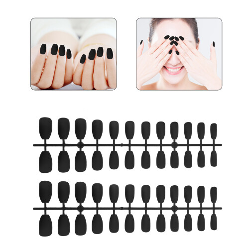 1 Set Nagelkunst Rote Echtledernägel Kunststoff Für 2