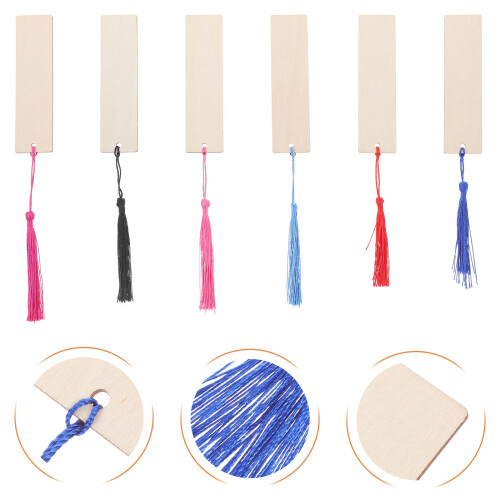 36 Sets Holz Leer Lesezeichen Diy Handbemalt 1