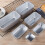 Toastformen Backform 5-teilig Antihaft Silber 5
