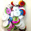 Snail Shape Button Mehrfarbig 50 1,1 Zoll 8