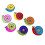 Snail Shape Button Mehrfarbig 50 1,1 Zoll 2