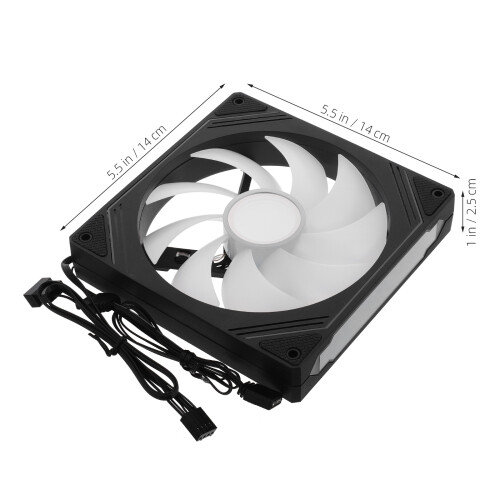Case Lüfter, Computer Lüfter Für PC-Kühlung, Schwarze Kühlungslüfter 1