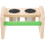 2Stk Holz Papageiensitzstange Mit Futterhalter Gestell 11