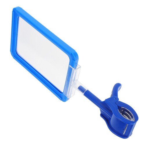 Displayclip Für Schilder, Keksdosen, , Boxen Mit Deckel, Blau