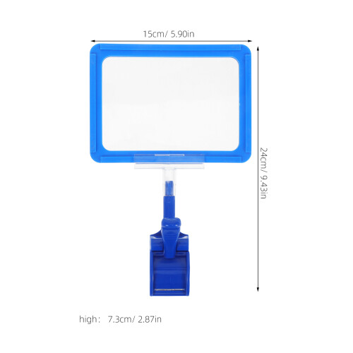 Displayclip Für Schilder, Keksdosen, , Boxen Mit Deckel, Blau 1