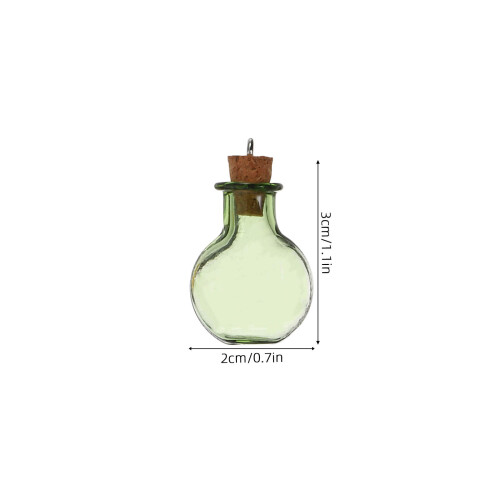50 Fläschchen Behälter Wunschkartenflasche Anhänger Aus 1
