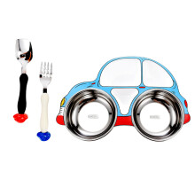1 Set Essenbehälter In Auto-Form Mit Besteck Tablett