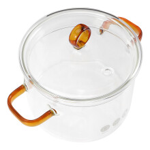 Glass -Oor Instant Noodle Kom Met En
