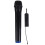 1 Set Draagbare Handmicrofoon Thuis Zwarte Kunststof 2