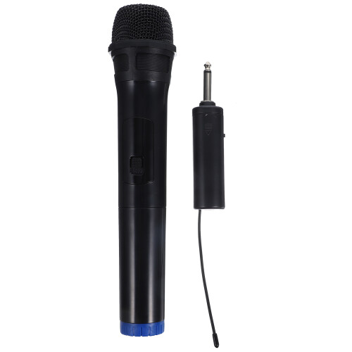 1 Set Draagbare Handmicrofoon Thuis Zwarte Kunststof 1