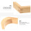 2Stk Billarddreibein Holzgestell Desktop 7