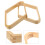 2Stk Billarddreibein Holzgestell Desktop 3
