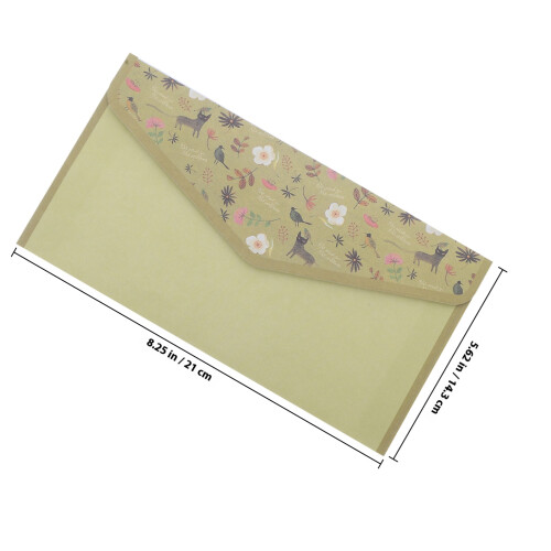 Fuzzy Inserts Briefpapier Blumenmuster Briefpapier 1
