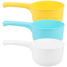 3Stk Weiße Wasserkelle Zur Verwendung Mit Ergonomischem Design