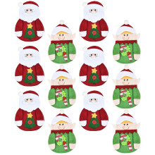 24 Stk Weihnachten Cartoon Etui Für Essgeschirr