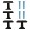 4Stk Griff Zinklegierung Schubladenpull 1