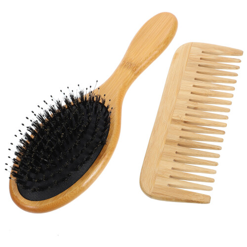 2Stk Bristle Bambusbürste