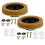 2 Sets Toiletten-Dichtungs- Kunststoff Scharnier 5