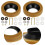 2 Sets Toiletten-Dichtungs- Kunststoff Scharnier 2