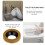 2 Sets Toiletten-Dichtungs- Kunststoff Scharnier 11