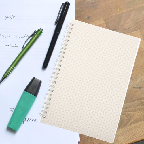 Grid Spiral Notizbuch Ringbindung Für Campus Und 1