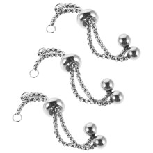 3 Teile Verstellbarer Armband-Schiebe-Verlängerungs-Kettchen