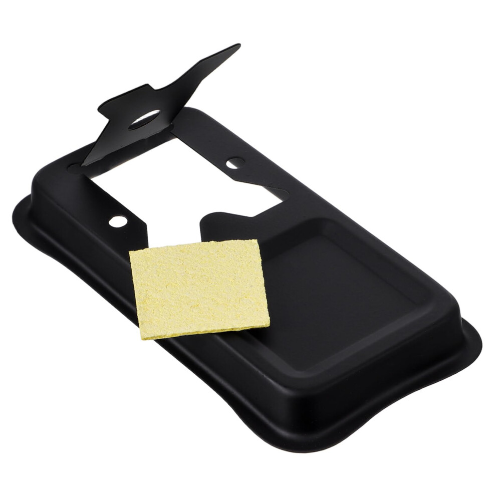 Electronics Soldering Iron Stand Heat-Resistant Metal Frame And Stable Sponge Base For Projects And Electronics Repair 9016109370051