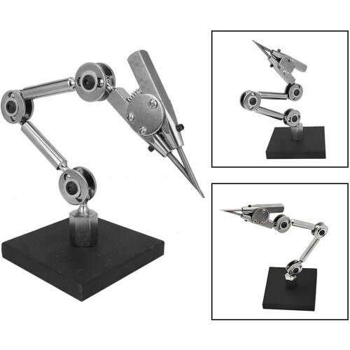 Third Hand Solder Stand for Jewelry and Microelectronics with Adjustable Arms Soldering Helper 1