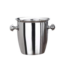 Stainless Steel Ice Bucket For Wine Champagne Beer Chiller 304 Stainless Large Capacity Bar Ice Barrel