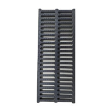 Polymer Plastic Drain Grate Outdoor Heavy Duty Anti-Slip Debris-Blocking Trench Grate 50x20x4cm Black Sidewalk Garage