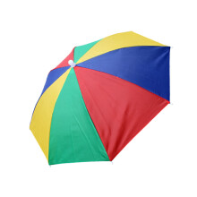 Outdoor Fishing Umbrella Hat Lightweight Hands Free Headwear UV Protection For Hiking Gardening Camping Sun And Rain