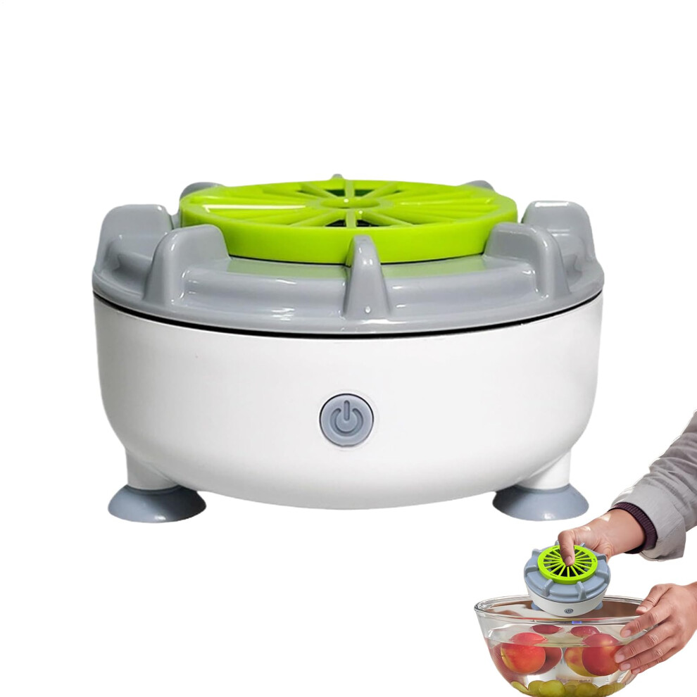 Fruit Washing Machine Automatic Food Washing Spinner Usb Powered For Restaurant Commercial Picnic Outdoor Meal Prep 9084446375435