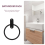 1 Set Sturdy Wall Towel Creative Bathroom Towel Non-Perforated 6