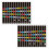 Guitarren Noten Aufkleber PVC Bunt 2 Sets 6