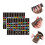 Guitarren Noten Aufkleber PVC Bunt 2 Sets 5