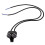 Motorcycle Fog Light Handlebar Switch Black Aluminum Material 7