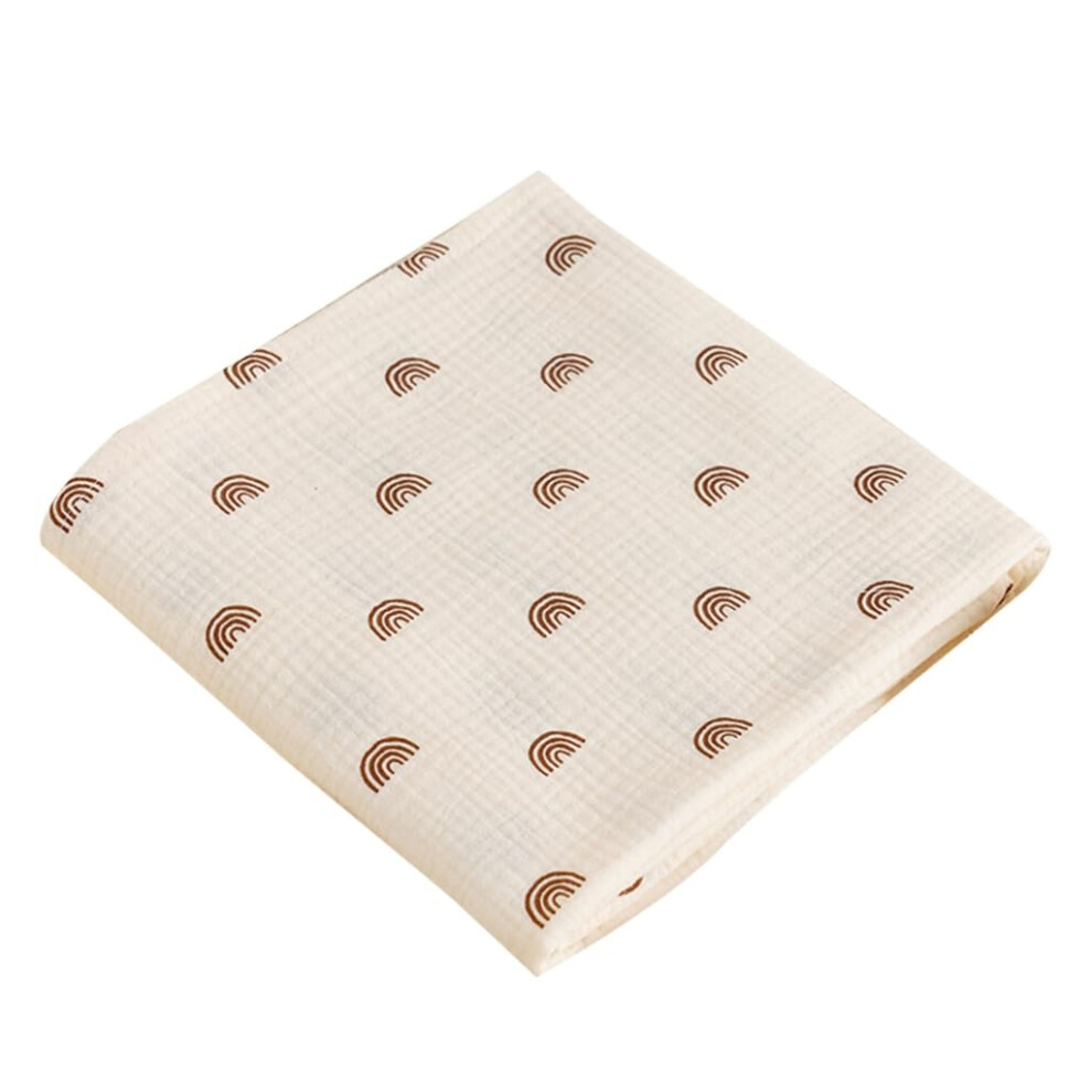 Baby Blanket Cotton Wrap For Newborn Infant Bath Towel Non-Fluorescent Infant Crib Sheet