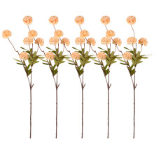 10Pcs Flores Plásticas Simuladas Dente-De- Amarelas Para DIY