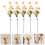 10Pcs Flores Plásticas Simuladas Dente-De- Amarelas Para DIY 11